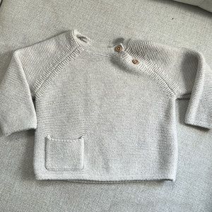 Zara Cream Knit Sweater for Baby